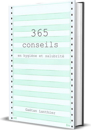 Livre 365 conseils en hygiène et salubrité